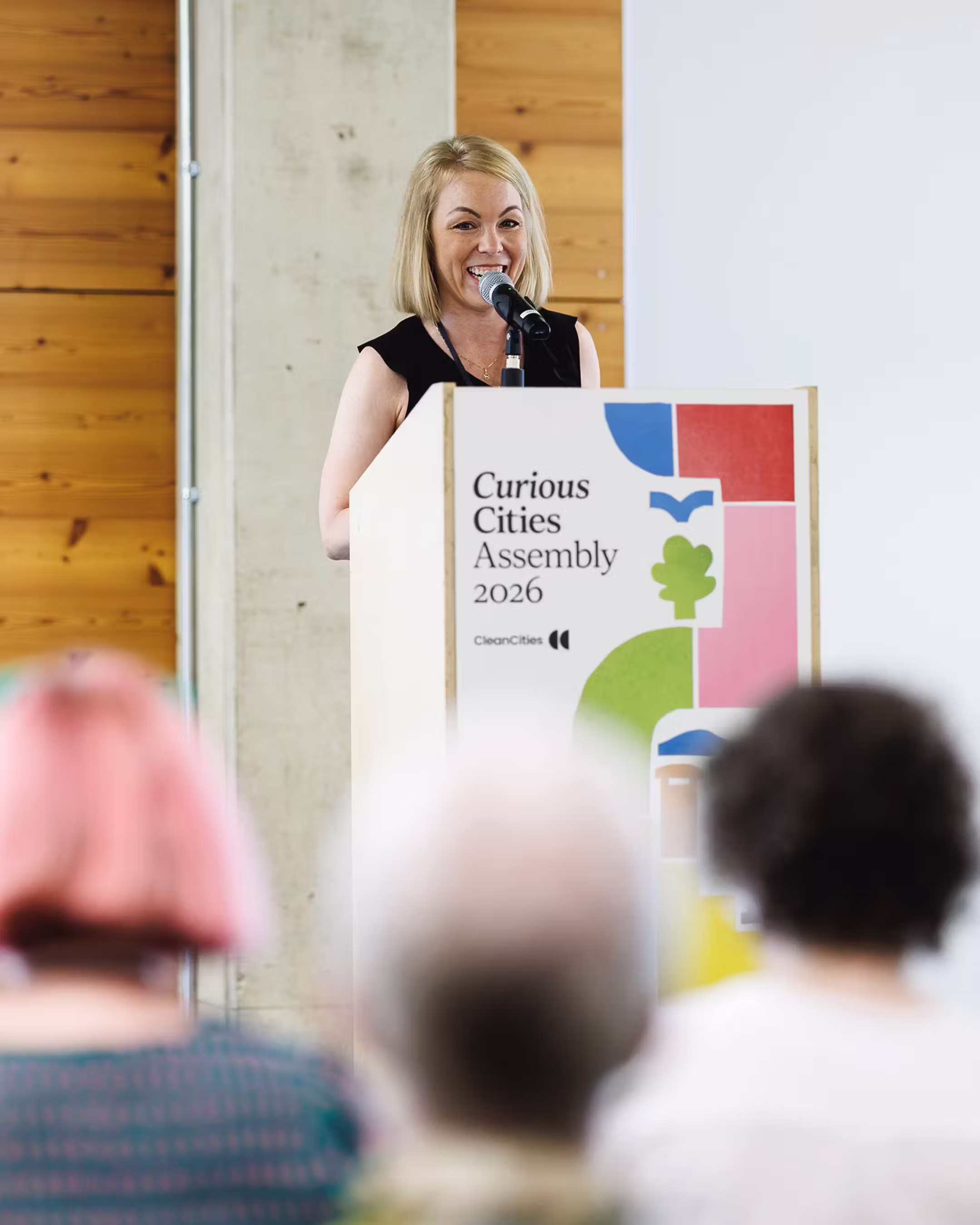 Curious Cities Podium